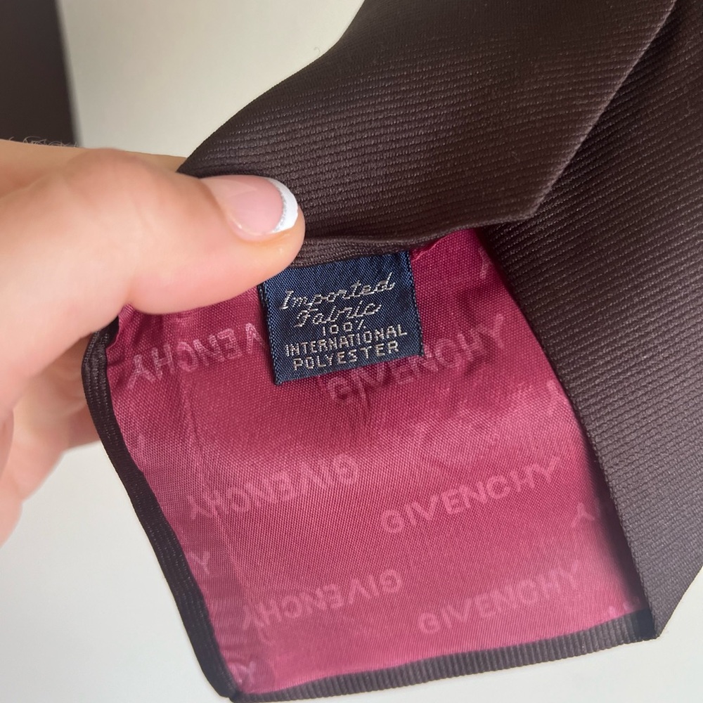 Givenchy Paris Brown Embroidered Gradient Gentlem… - image 5